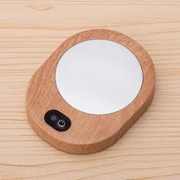 Elektrinis magnetinis maišantis kavos puodelis - Nešiojamas, įkraunamas ir lengvai naudojamas USB warming coaster white