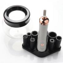 Elektrinis makiažo šepetėlių ir blakstienų klijų valiklis electric scrubber balta