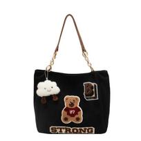 Large capacity tote for women  retro day bag  new special item for autumn and winter  for everyday  for women brown