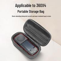 Shadowstone Insta360 X4 Storage Bag & Accessories Set with Portable Lens Protection and Frame. Storage Bag + Climbing Hook [Compatible with X4X5] gray