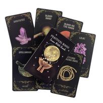 Praktinė magija Vidinis raganos orakulo kortų denis Būrimo denis Anglų kalba Vision Edition Tarot lenta Žaidimas vakarėliui
