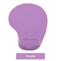 Silikoninis riešo pelės kilimėlis su minkštu neslystančiu rankų atlošu DS-010 violetinė