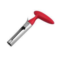 New Stainless Steel Apple Core Cutter Knife Corers Fruit Slicer Multi-function Cutting Vegetable Pear Core Removed Kitchen Tools raudona