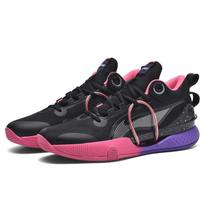 new Men's Sports Shoes  Rubber Sole Basketball Shoes Non-slip Shock-absorbing Women's Training shoes for men tenis masculino 36 black