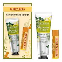 Burt's Bees Rosemary Lemon Hand Cream & Lip Balm yellow