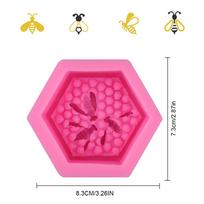 Bees And Continuous Honeycomb Textured Silicone Molds Fondant Chocolate Cake Mould  Decorating Tools Kitchen Bakeware