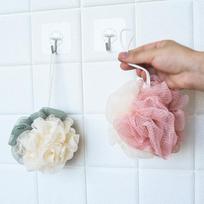 Soft Shower Mesh Foaming Sponge Body Scrub Exfoliating Back Brush Skin Cleaner Bath Bubble Shower Mesh Ball Bathing Accessories CHINA gray