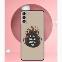 Fire Walk With Me Twin Peaks dėklas Samsung Galaxy S24 S23 S22 Ultra Note 10 Plus Note 20 S9 S10 S20 S21 FE galinis dangtelis Galaxy S20 Plus pink