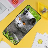 Britų trumpaplaukis katės telefono dėklas Samsung Galaxy A53 A33 A13 A12 A32 A52 A14 A34 A54 A15 A25 A35 A55 A71 A51 Samsung A13 4G