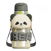 Strawberry Bear Hug Thermos Cup Children's Water Cup Girls High Appearance Level Large Capacity School Special Paunch Cup 640ml