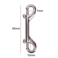 Stainless steel scuba diving double ended hook snap bolt kit quick draw