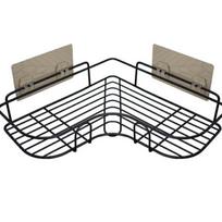 Bathroom Shelf Wall Mounted Punch-Free Corner Storage Shelves Shampoo Holder Cosmetic Rack Iron Shower Drain Basket Bathroom