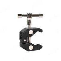 Motociklo Dviračio Bėgio Tvirtinimo Gnybtas su 360 laipsnių rutuliniu tvirtinimo klipu GoPro 12 11 10 9 8 Insta 360 X4 DJI Action kamerai Motocycle black