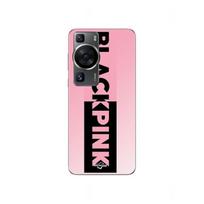 Coque Huawei P60 Blackpink logo rose et noir Maniacase juoda