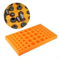 75 Slot Drill Bit Dispenser Organizer Case for Quick Change Bits 38x23.6x3cm orange