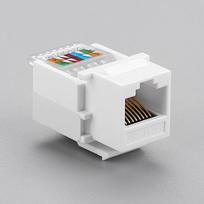 Rj45 Cat6 Utp Keystone Female Jack Connector Adapter Internet Network Lan Cable
