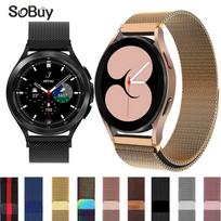 Milanese Magnetic Stainless Steel Strap for Samsung Galaxy Watch 7/FE/6/5 20mm sidabras