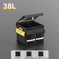 Car Trunk Storage Box Large Capacity Collapsible Durable Multifunction Tools With Reflective Strip Auto Storage Organizer Box