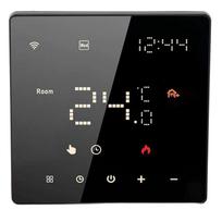 Home Thermostat Smart APP Control Digital Touch Screen Indoor Temperature Controller 100‑250VAC 16A gray