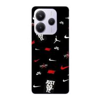 Case - NIKE - Redmi Note 14 5G - Flexible - Sporty - Jordan White Red Black balta