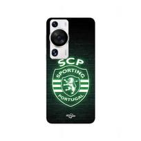 Case - Maniacase - Huawei P60 Pro - Sporting Portugal - Luminous - Flexible juoda