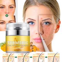 Turmerics Acne Removing Face Cream Moisturizing Whitening And Red Blood Removing Face Cream geltona