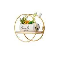 Medinė geležinė sieninė lentyna Svetainė Virtuvė Vonios kambarys Elegantiška Išskirtinė Sieninė Sandėliavimo Lentyna