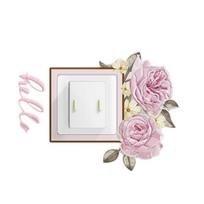 3D Cartoon Night Light Switch Sticker Decor Lightswitch Decor Wall