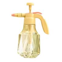 Pressure Garden Sprayer 1.5L Spray Bottle with Pump Action Pressure Sprayer with Adjustable Nozzle šviesiai geltonos spalvos