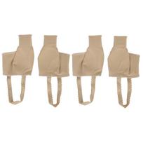 2 poros hallux valgus bunion korektoriaus didžiojo piršto separatoriaus movės pėdų priežiūros korekcijos įrankiai S beige