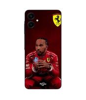 Coque de téléphone - Scuderia Ferrari - Samsung Galaxy A06 - Silicone - Noir - Souple juoda