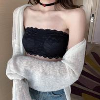 Moterims Bandeau Liemenėlės Vienspalvės Juodos Baltos Apatiniai Drabužiai Madingi Seksualūs Naktiniai Drabužiai Moteriškos Liemenėlės Atvirais Nugara Stumiančios Liemenėlės M beige