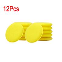 Universal 12Pcs Car Waxing Foam Polish Sponges Applicator Detail Washing Pads Wax Soft Sponge Dust Remove Car Cleaning Tool