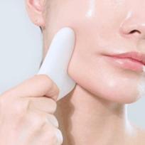 Filimili V formos Gua Sha V Face Gwasha (2303) beige