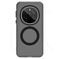 Dėklai Honor Magic7 Pro Saldainių spalvos permatomas telefono dėklas Honor X60 Pro Belaidis įkrovimas Magnetinė apsauga Galinis dangtelis HONOR X9c Fundas For Honor Magic7 Pro juoda