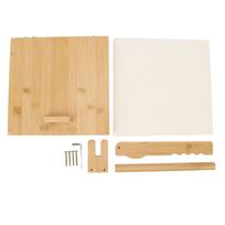 Wooden Tortilla Press Maker with Rolling Pin and 50 Sheets Parchment Paper Manual Dough Press L
