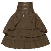 Spring and Autumn Women's Skirt Solid Color Dance Skirt Performance Costume Halloween Holiday Cos Skirt XS ruda