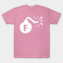 T Shirt Women F Bomb Harajuku Print Kawaii Tshirt Summer Short Sleeve Female T-Shirt Top Tee 4XL balta