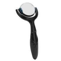 Roller Massage Ball Stainless Steel Physical Therapy Muscle Recovery Massage Ball with Handle white