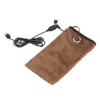 Heated Beauty Hand Mittens USB 3 Settings Electric Warming Mitts for SPA Hand CareBrown ruda