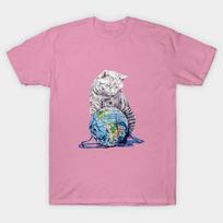 T Shirt Women Our Feline Deity Shows Restraint Harajuku Print Kawaii Tshirt Summer Short Sleeve Female T-Shirt Top Tee S