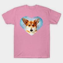 T Shirt Women Welsh Corgi Harajuku Print Kawaii Tshirt Summer Short Sleeve Female T-Shirt Top Tee S rožinė