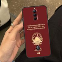 Macedonia Passport Phone Case For Nubia Red Magic 8 Pro Redmagic 5G 5S 6R 6S 7S 8S Pro Plus 6 7 Pro Cover Red Magic 8 Pro