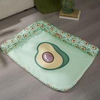 Spring and Summer Dog Kennel Cannot Bite Pet Bed Cat Mat for Sleeping Pet Ice Pad Dog Mat Can Be Detached and Washed L gray