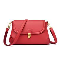 New Fashion Brand Mini Bag Women's Bag Fashionable and Versatile Small Square Bag Casual Texture One-shoulder Crossbody Bag Women red
