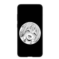 Dėklas Samsung Galaxy S25 S24 S23 iPhone 16 15 Xiaomi Redmi Note 14 13 12 16E 11 Pro OPPO Moto Huawei Ahegao Hentai Manga Harajuku Anime Mergina Dangtelis for iPhone 16 Pro Max