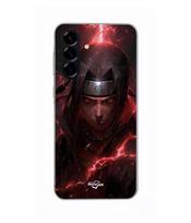 Coque - Maniacase - Samsung Galaxy A26 - Silicone - Itachi Uchiwa anime - 3D fanart juoda