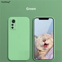 Dėklas Xiaomi Redmi Note 12S, Dangtelis Redmi Note 12S, Fundas Coque Korpusas, Minkštas Skystas Silikonas, Galinis Bamperis Redmi Note 12S Redmi Note 12S žalia