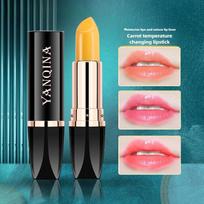 Carotene Lip Balm Moisturizing Repair Anti-Cracking Color Changing Lipstick Non-stick Cup Warm Change Lip Balm 1# Carotene Lip balm black
