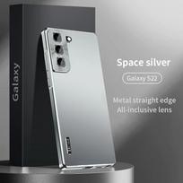 For Samsung Galaxy S25 S24 S23 S22 Ultra Case Frosted Magnetic Metal Material Protective Ultra-thin Cover For S24Ultra S25Ultra For Galaxy S23 Ultra